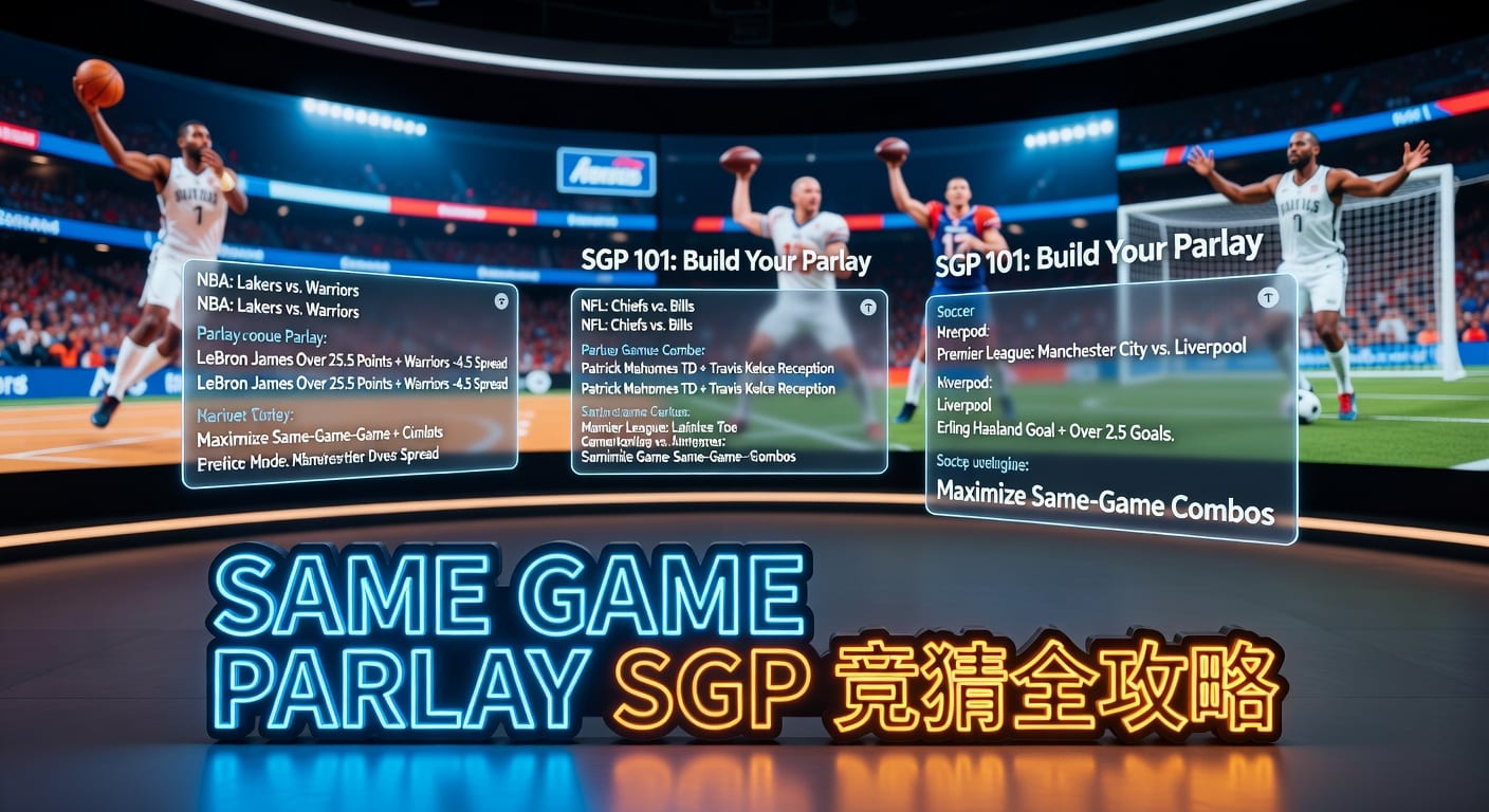 Same Game Parlay (SGP) 深度解析：一体化投注新玩法