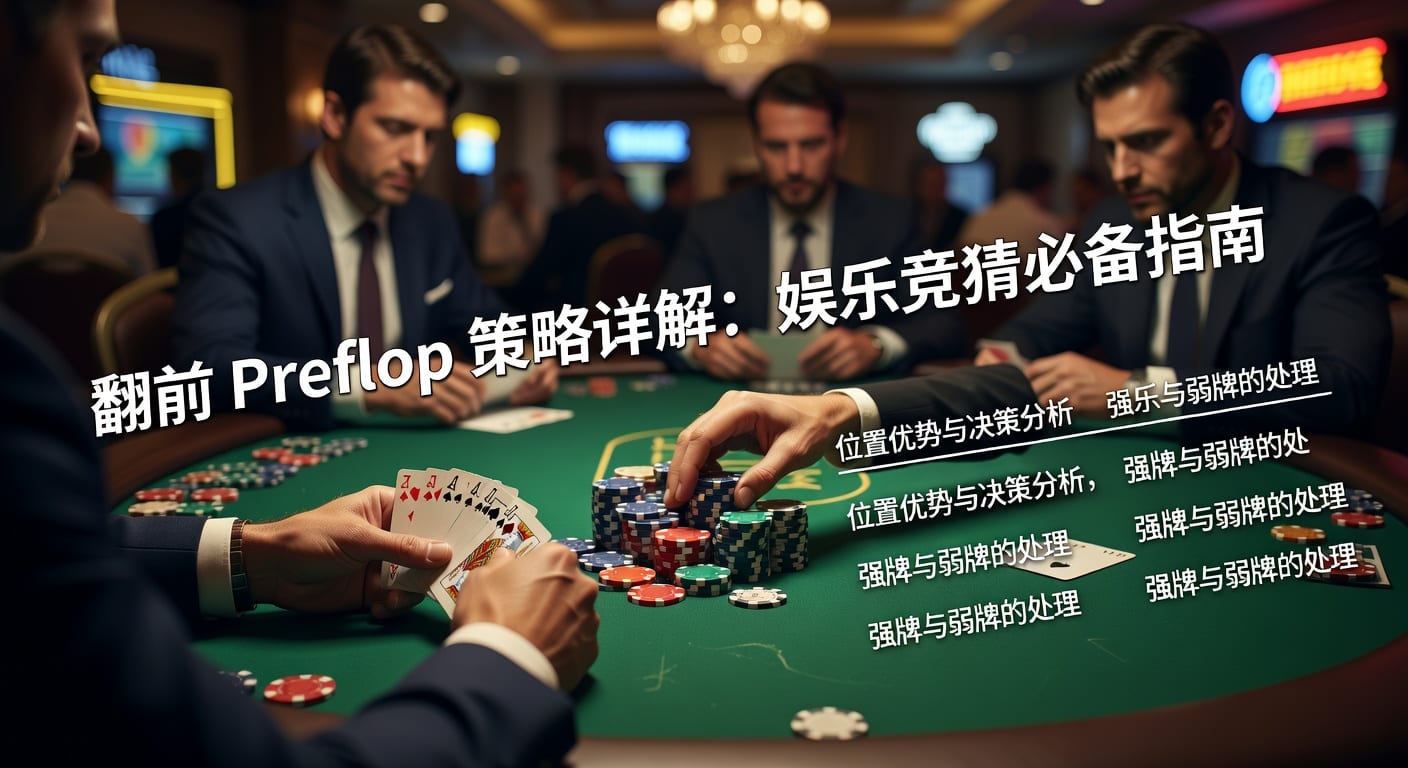 翻前 preflop：起手局判断与2026年实战思路